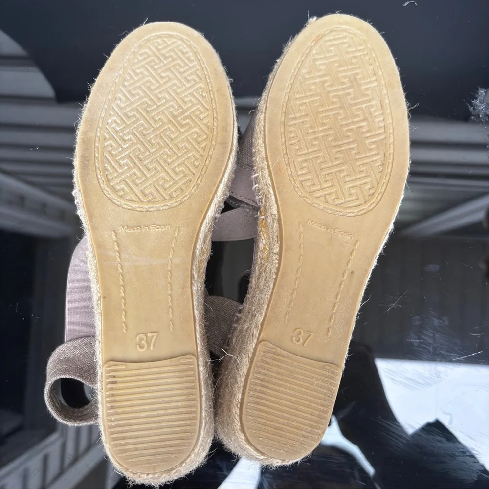 Toni Pons Ter Slingback Espadrille Wedge Sandals Size 6.5 - Picture 7 of 10